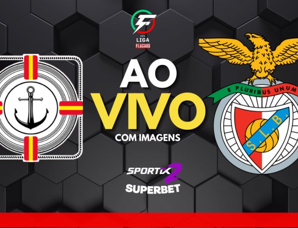 JOGO AO VIVO E COM IMAGENS NA REDE SPORTIX: CAXINAS x BENFICA AO VIVO HOJE (01/04/2026)